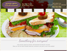 Tablet Screenshot of mixingbowlrestaurant.net